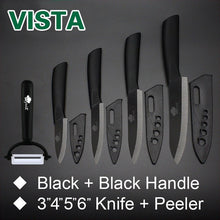 Kitchen - Ceramic Knife Set, 4-piece + Peeler
