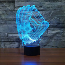 LIMITED EDITION 3D BASEBALL GLOVE LED LAMP