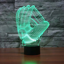 LIMITED EDITION 3D BASEBALL GLOVE LED LAMP