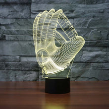LIMITED EDITION 3D BASEBALL GLOVE LED LAMP