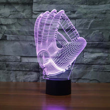 LIMITED EDITION 3D BASEBALL GLOVE LED LAMP