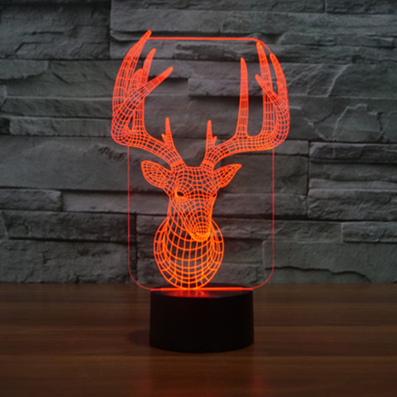 LIMITED EDITION 3D ELK LED LAMP