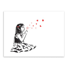 Banksy Black White Wall Living Room Canvas Painting