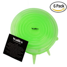 Silicone Cover Lid Food Wrap, 6-piece set