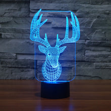 LIMITED EDITION 3D ELK LED LAMP