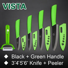 Kitchen - Ceramic Knife Set, 4-piece + Peeler