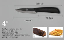 Kitchen - Ceramic Knife Set, 4-piece + Peeler