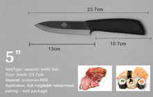 Kitchen - Ceramic Knife Set, 4-piece + Peeler