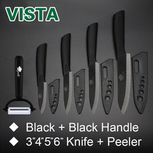 Kitchen - Ceramic Knife Set, 4-piece + Peeler