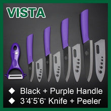 Kitchen - Ceramic Knife Set, 4-piece + Peeler