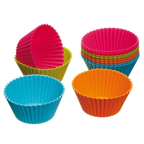 Kitchen - Silicone Cupcake Cases, 12-pieces