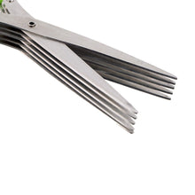 Kitchen - Stainless Steel Herb Scissors, 5 Blade