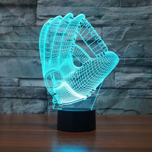LIMITED EDITION 3D BASEBALL GLOVE LED LAMP