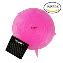 Silicone Cover Lid Food Wrap, 6-piece set