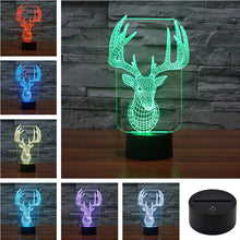 LIMITED EDITION 3D ELK LED LAMP